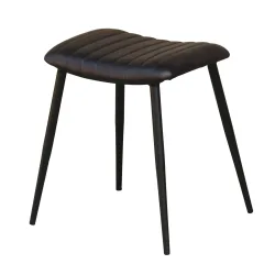 Hocker Leder Vintage MAELLE