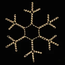 LED Schneeflocke CRISTAL 69 cm