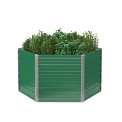 Hochbeet Stahl 129 x 77 cm 6-eckig