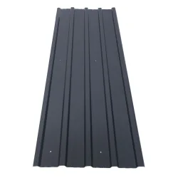 Trapezblech anthrazit 12er Set 129 x 45 cm
