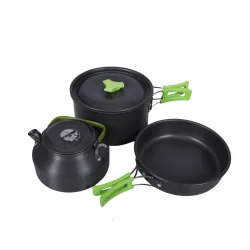 Camping Pfannen Set 3-teilig
