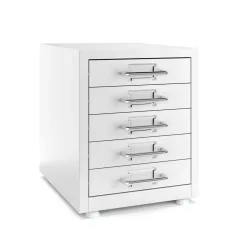Korpus mit 5 Schubladen weiss