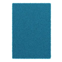Hochflor Teppich 200 x 290 cm türkis