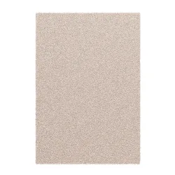 Hochflor Teppich 240 x 340 cm creme