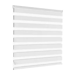 Doppelrollo weiss 100 x 100 cm