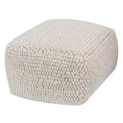 Pouf DAMUR weiss