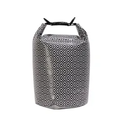Dry Bag Tasche wasserdicht schwarz/weiss 5L