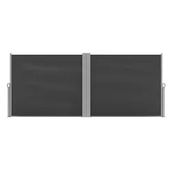Doppelseitenmarkise VIA 120 x 800 cm anthrazit