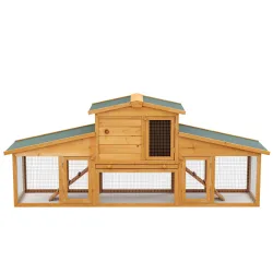 Kaninchenstall KLOPFER 204 x 45 x 85 cm