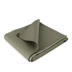 Abdeckplane PVC 450g/m2 olive 1.5 x 6 m