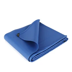 Abdeckplane PVC 450g/m2 blau 2 x 5 m
