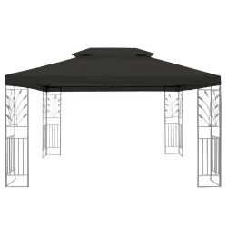 Dach Gartenpavillon LAVEN 4 x 3 m anthrazit
