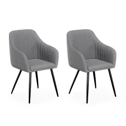 Esszimmerstuhl LEE 2er Set grau