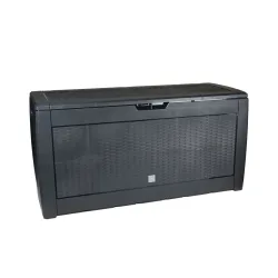 Kissenbox 119 x 48 x 60 cm schwarz