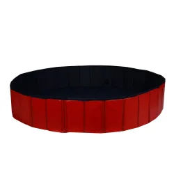 Hundepool 160 x 30 cm rot
