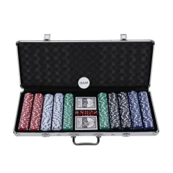 Pokerkoffer mit 500 Chips