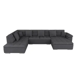 Ecksofa ARIA rechts anthrazit