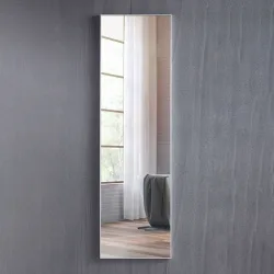 Wandspiegel 170 x 50 cm silber
