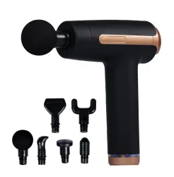 Massagepistole schwarz/gold