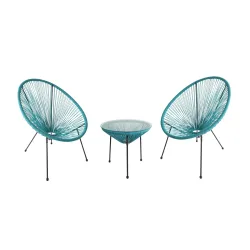 Gartenmöbel Set ACAPULCO türkis