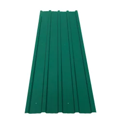 Trapezblech grün 12er Set 129 x 45 cm