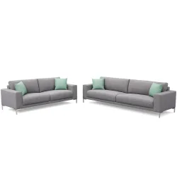 Sofa Set NOREEN grau