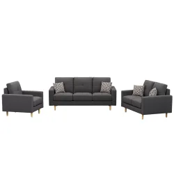 Sofa Set KAILY anthrazit