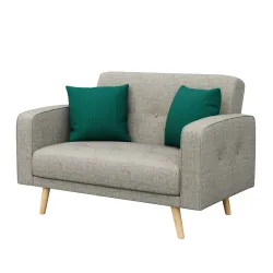 Sofa SAIDY 2-Sitzer grau