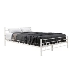 Metallbett CIEL 140 x 200 cm weiss