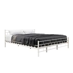 Metallbett CIEL 180 x 200 cm weiss