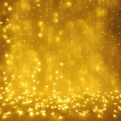 LED Lichtervorhang 120 LED's 5 m warmweiss
