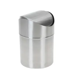 Abfalleimer 1.35L silber