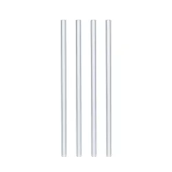 Strohhalm Glas 4er Set