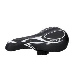 Fahrradsattel MTB schwarz/weiss