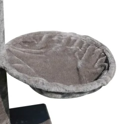 Körbchen für Katzenbaum 2er Set grau 40 cm