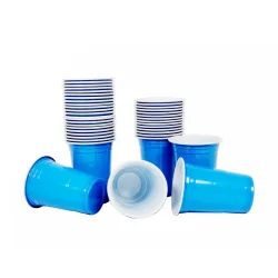 Beer Pong Becher 100 Stk. blau