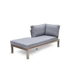 Lounger Gartenliege PORTOFINO grau