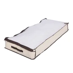 Aufbewahrungsbox Unterbettbox beige