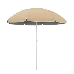 Sonnenschirm Strandschirm PAL 180 cm hellbraun