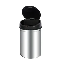 Abfalleimer mit Sensor 30L chrom