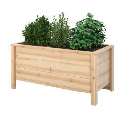 Hochbeet Holz 86 x 44 x 42 cm