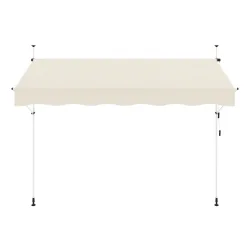 Balkonmarkise 350 x 120 cm beige
