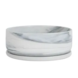 Blumentopf Keramik 16cm grau