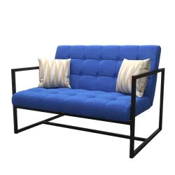 Sofa DEAN 2-Sitzer dunkelblau
