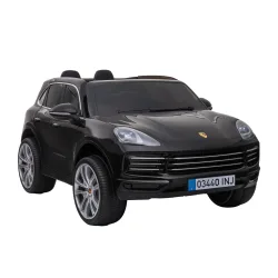Elektroauto Kinder Porsche Cayenne schwarz