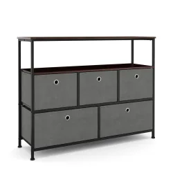 Sideboard MIKA 100 x 78 cm anthrazit