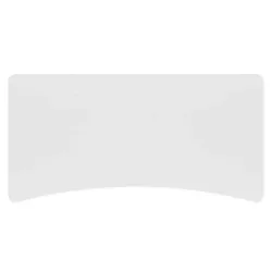 Tischplatte Stehpult mit Kabeldurchlass weiss 200 x 92 cm
