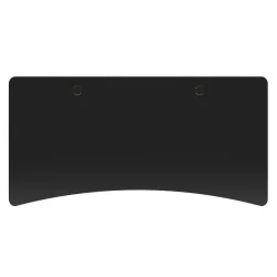 Tischplatte Stehpult mit Kabeldurchlass schwarz 200 x 92 cm