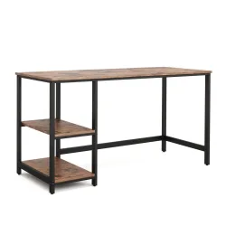 Schreibtisch Vintage BONITA mit Regal 140 x 60 x 75 cm