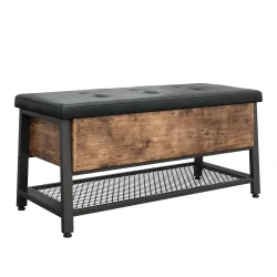 Sitzbank Leder Vintage BONITA
